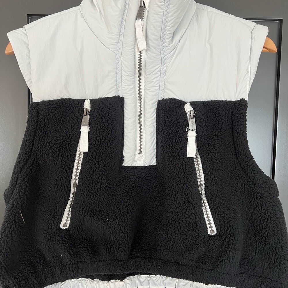 Free People sleeveless Sherpa vest